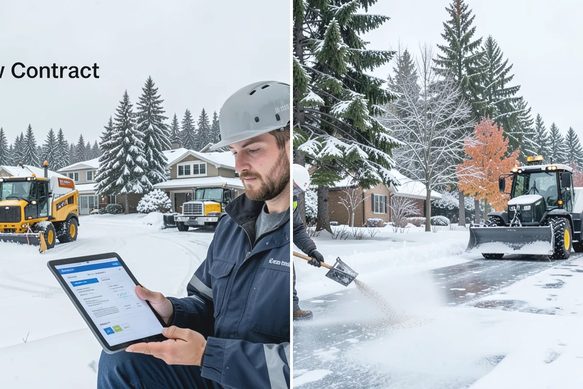 Seasonal Snow Removal in Beaux Arts Village, King County, WA - We assess your property and set the seasonal scope