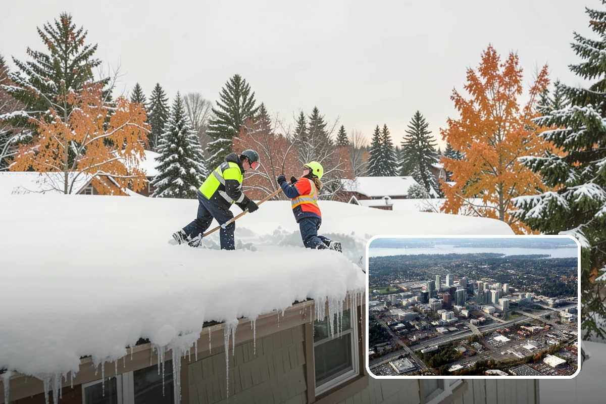 Seasonal Snow Removal in Bellevue, King County, WA - Locks in one price for the entire winter