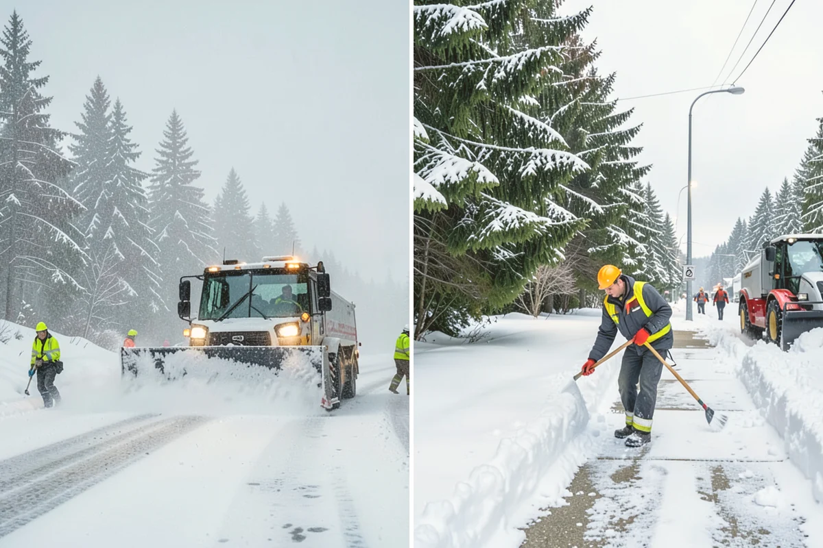 Seasonal Snow Removal in Bellevue, King County, WA - We assess your property and set the seasonal scope