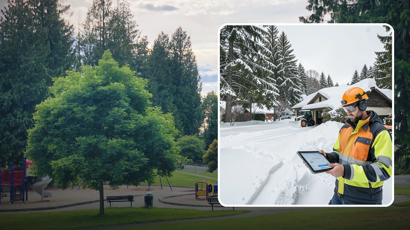 Seasonal Snow Removal in Bonney Lake, Pierce County, WA - We cover your home for the entire winter under one seasonal agreement with unlimited storm response.