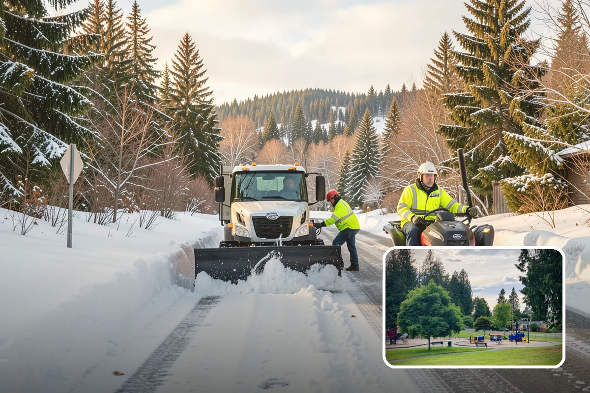 Seasonal Snow Removal in Bonney Lake, Pierce County, WA - Locks in one price for the entire winter