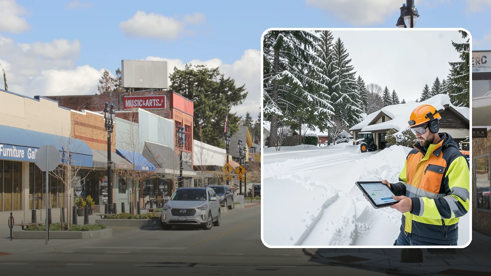 Seasonal Snow Removal in Bothell, King County, WA - We cover your home for the entire winter under one seasonal agreement with unlimited storm response.