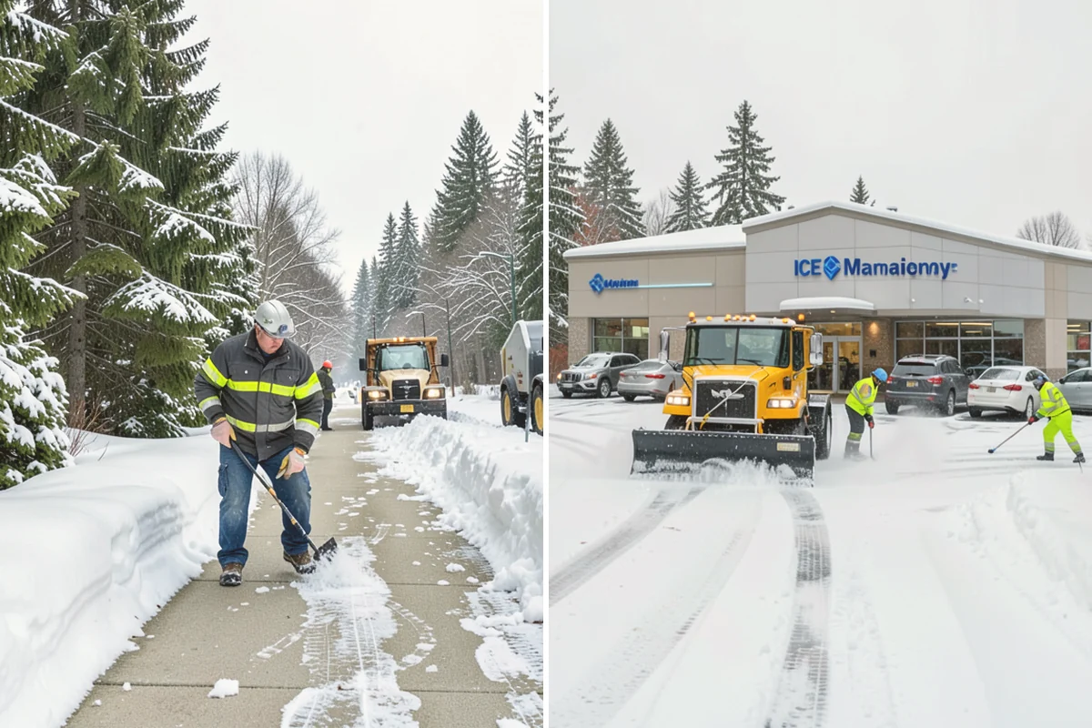 Seasonal Snow Removal in Bothell, King County, WA - We assess your property and set the seasonal scope