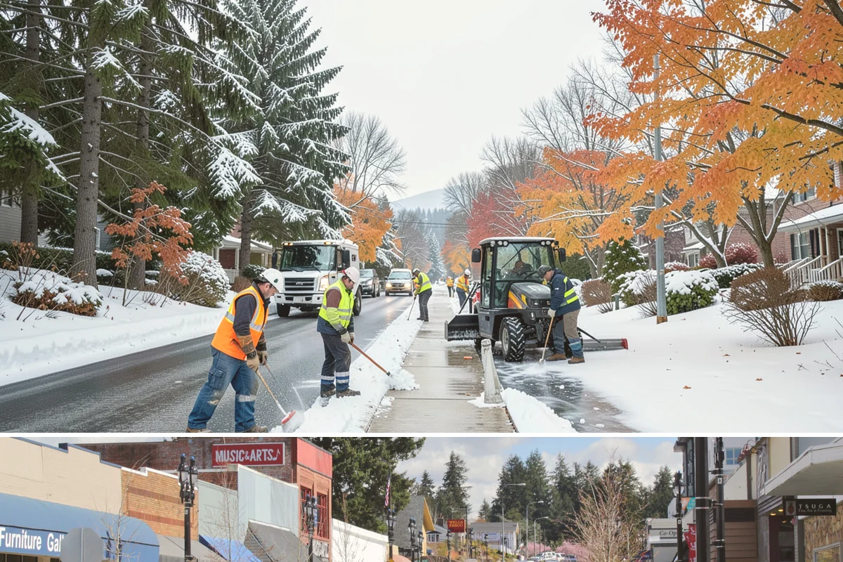 Seasonal Snow Removal in Bothell, King County, WA - Sign your seasonal agreement in early fall so coverage is active before the first flakes fly.