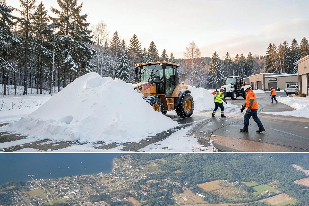 Seasonal Snow Removal in Coupeville, Island County, WA - Sign your seasonal agreement in early fall so coverage is active before the first flakes fly.