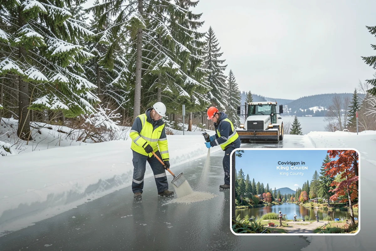 Seasonal Snow Removal in Covington, King County, WA - Locks in one price for the entire winter