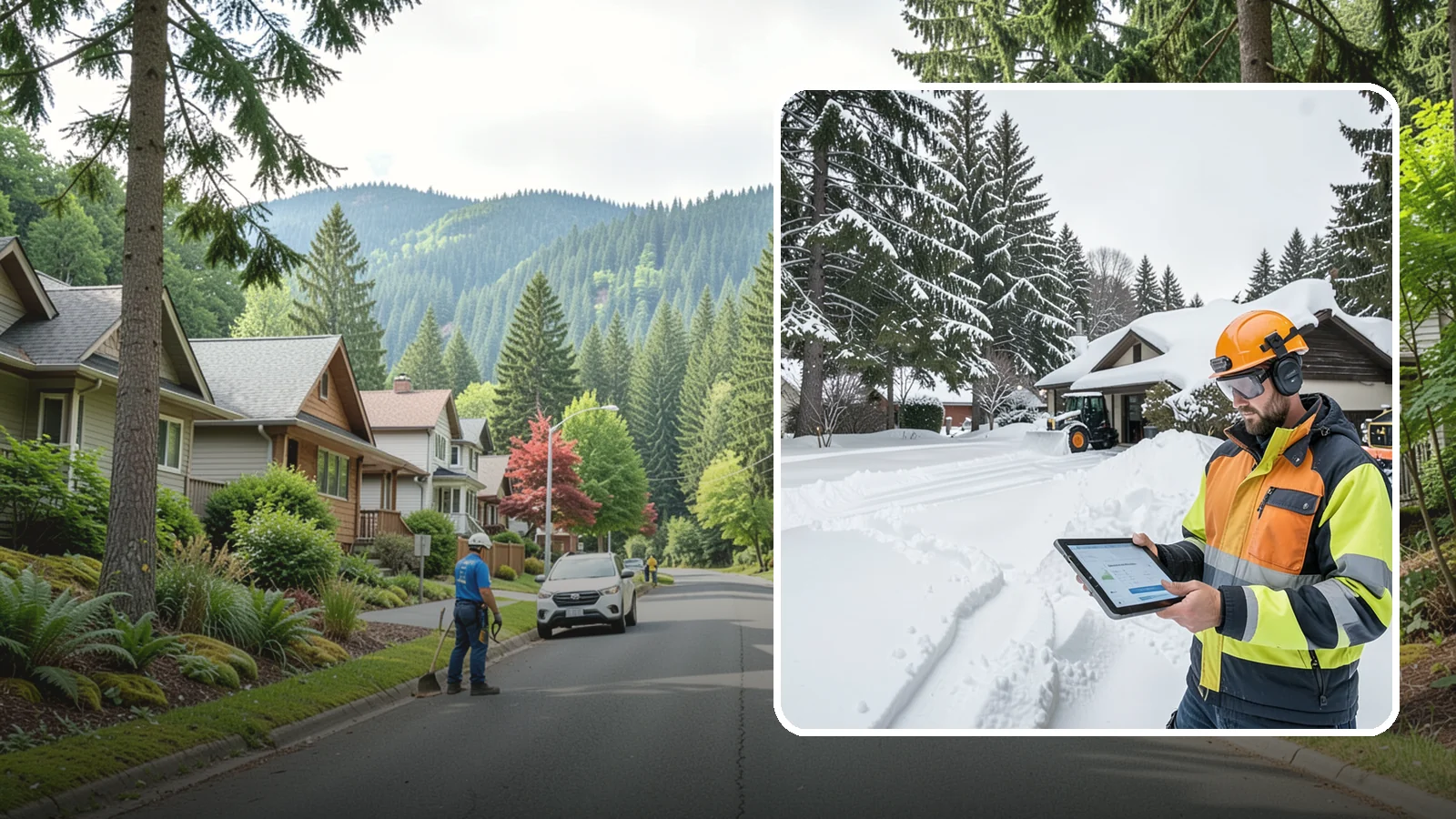 Seasonal Snow Removal in Darrington, Snohomish County, WA - We cover your home for the entire winter under one seasonal agreement with unlimited storm response.