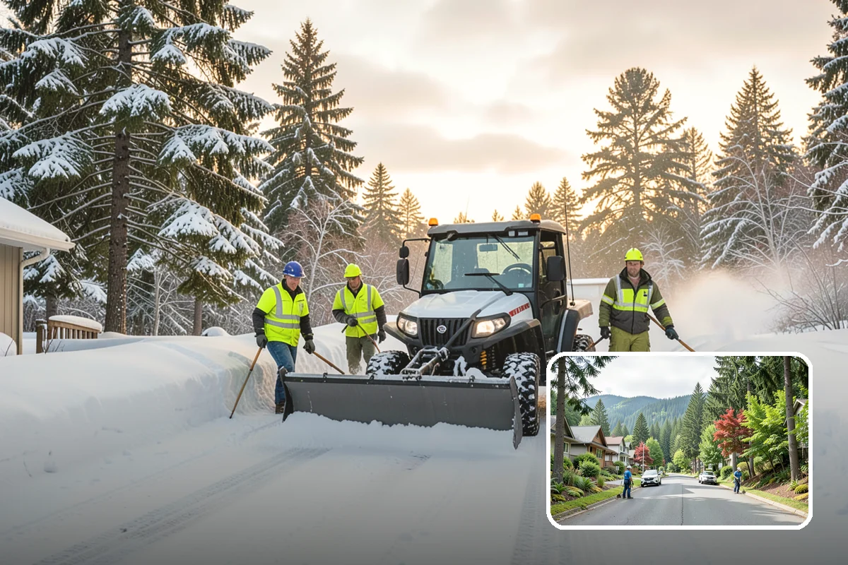 Seasonal Snow Removal in Darrington, Snohomish County, WA - Locks in one price for the entire winter