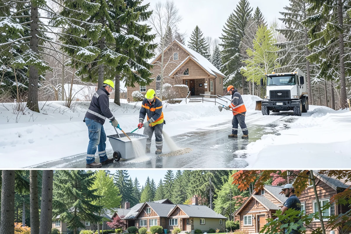 Seasonal Snow Removal in Edgewood, Pierce County, WA - Sign your seasonal agreement in early fall so coverage is active before the first flakes fly.