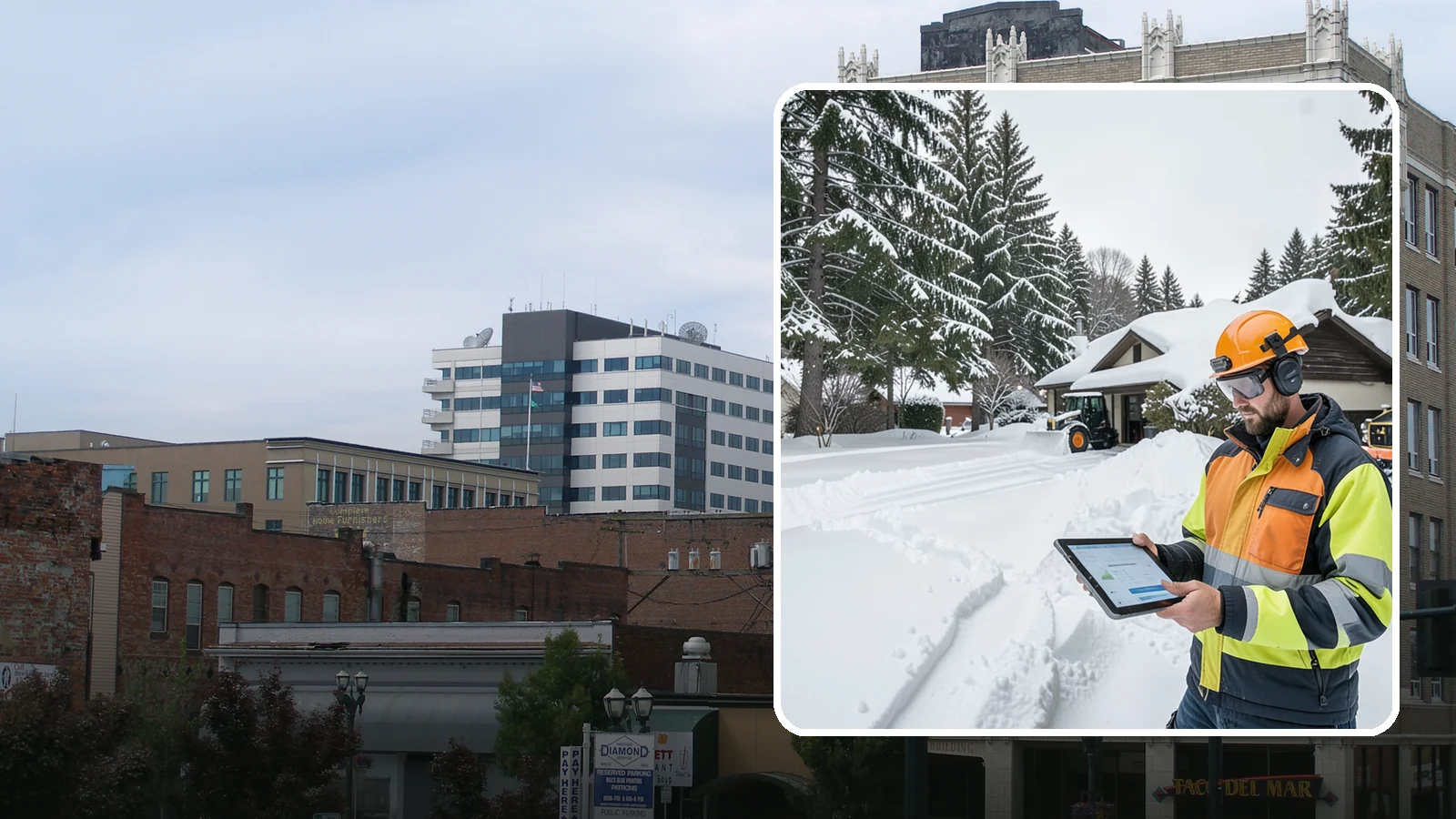 Seasonal Snow Removal in Everett, Snohomish County, WA - We cover your home for the entire winter under one seasonal agreement with unlimited storm response.