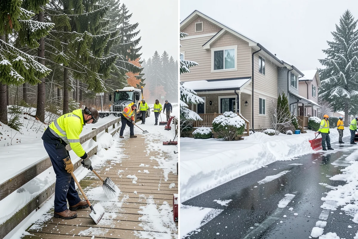 Seasonal Snow Removal in Federal Way, King County, WA - We assess your property and set the seasonal scope
