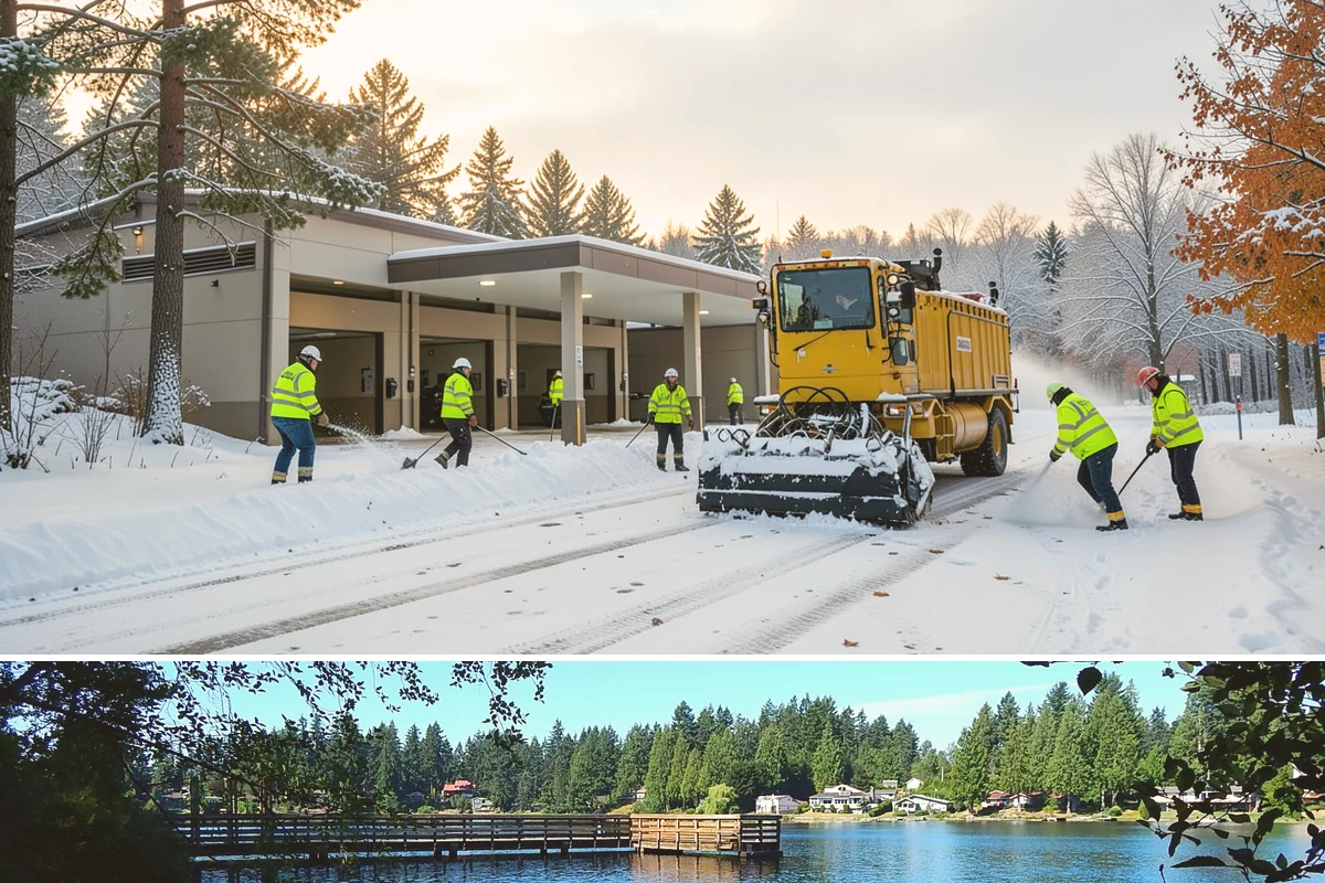 Seasonal Snow Removal in Federal Way, King County, WA - Sign your seasonal agreement in early fall so coverage is active before the first flakes fly.