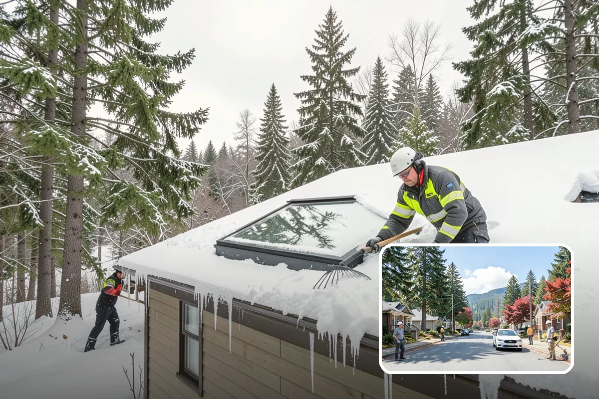 Seasonal Snow Removal in Hunts Point, King County, WA - Locks in one price for the entire winter