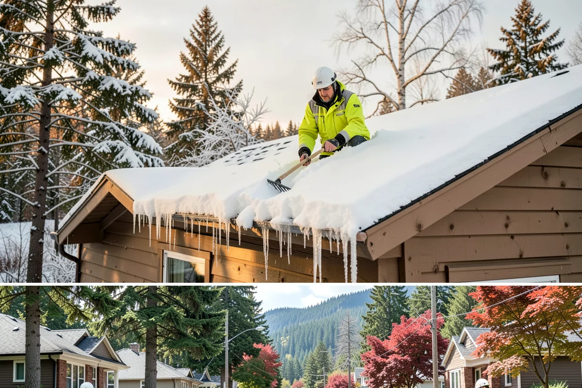Seasonal Snow Removal in Hunts Point, King County, WA - Sign your seasonal agreement in early fall so coverage is active before the first flakes fly.