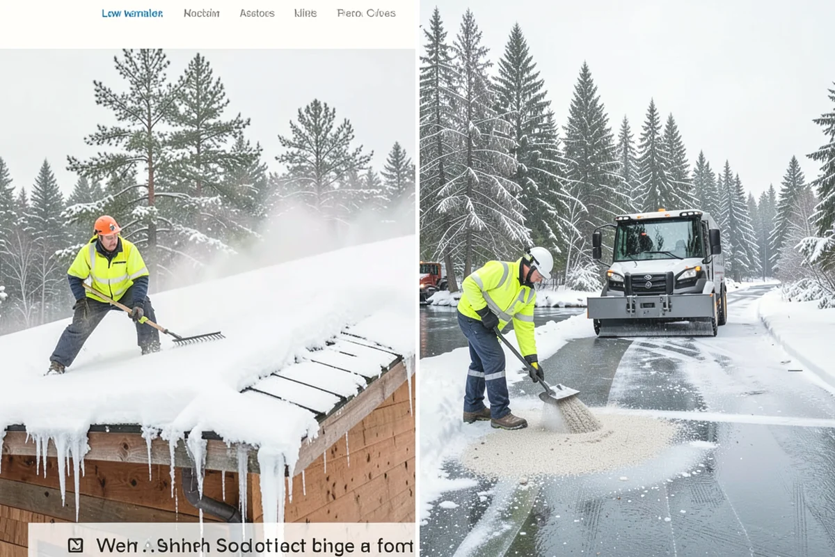 Seasonal Snow Removal in Issaquah, King County, WA - We assess your property and set the seasonal scope