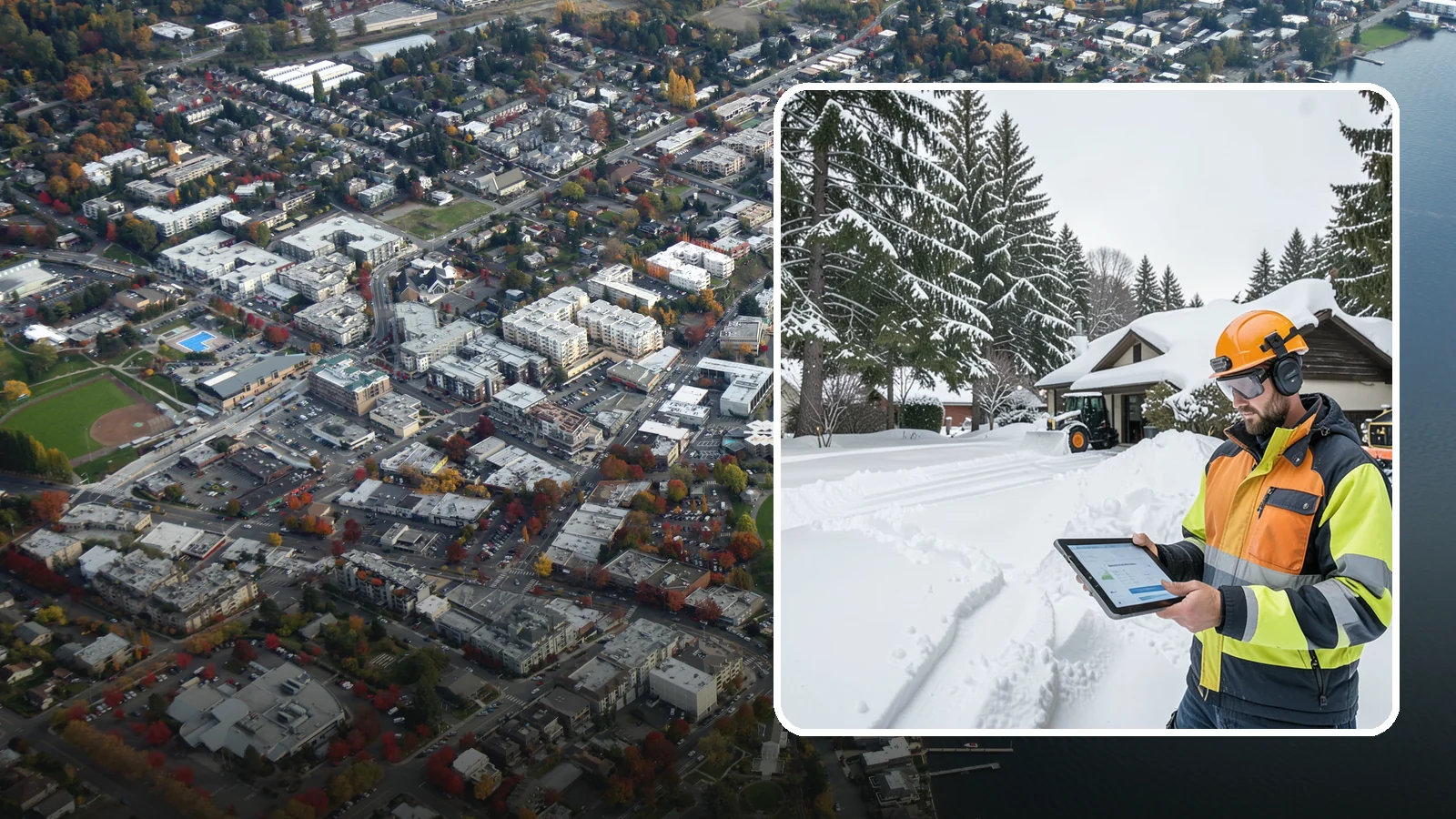 Seasonal Snow Removal in Kirkland, King County, WA - We cover your home for the entire winter under one seasonal agreement with unlimited storm response.