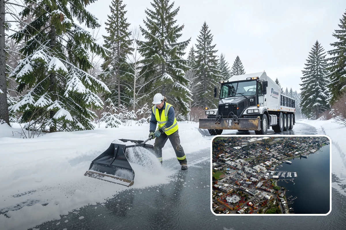 Seasonal Snow Removal in Kirkland, King County, WA - Locks in one price for the entire winter