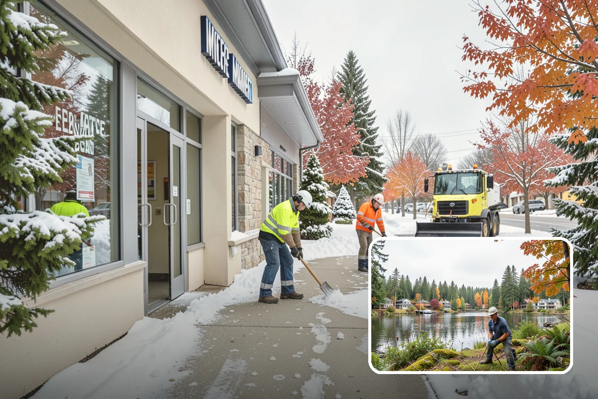 Seasonal Snow Removal in La Conner, Skagit County, WA - Locks in one price for the entire winter