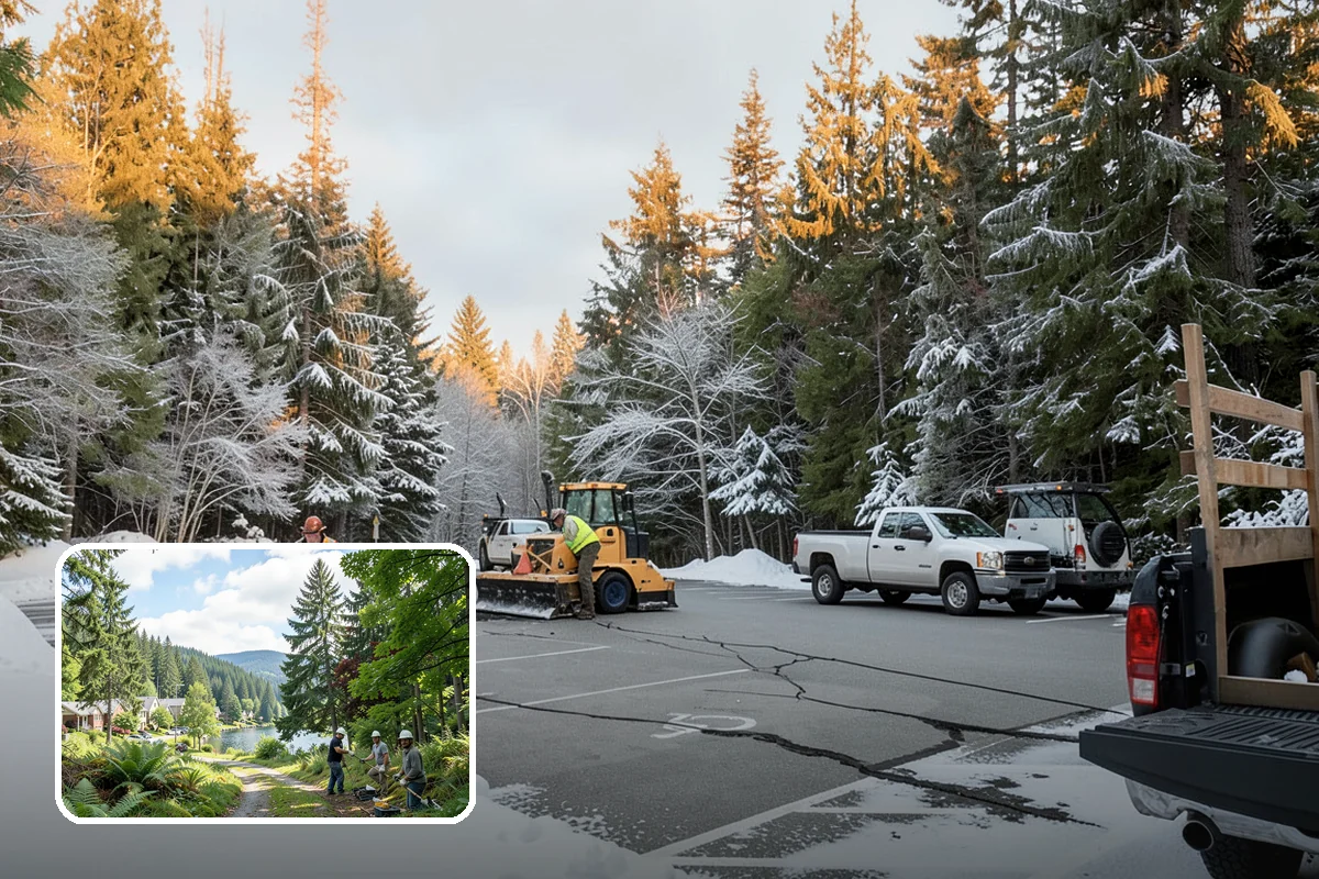 Seasonal Snow Removal in Lake Forest Park, King County, WA - Locks in one price for the entire winter