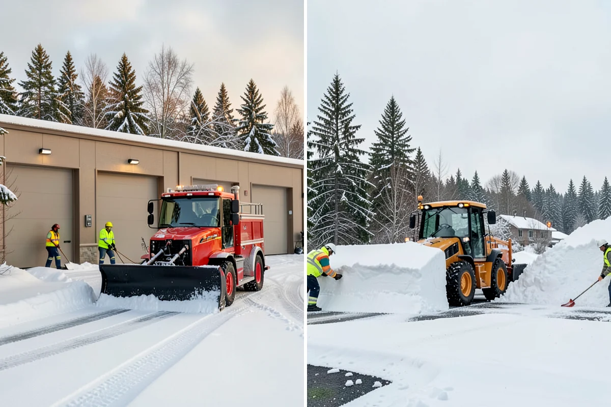 Seasonal Snow Removal in Lake Forest Park, King County, WA - We assess your property and set the seasonal scope