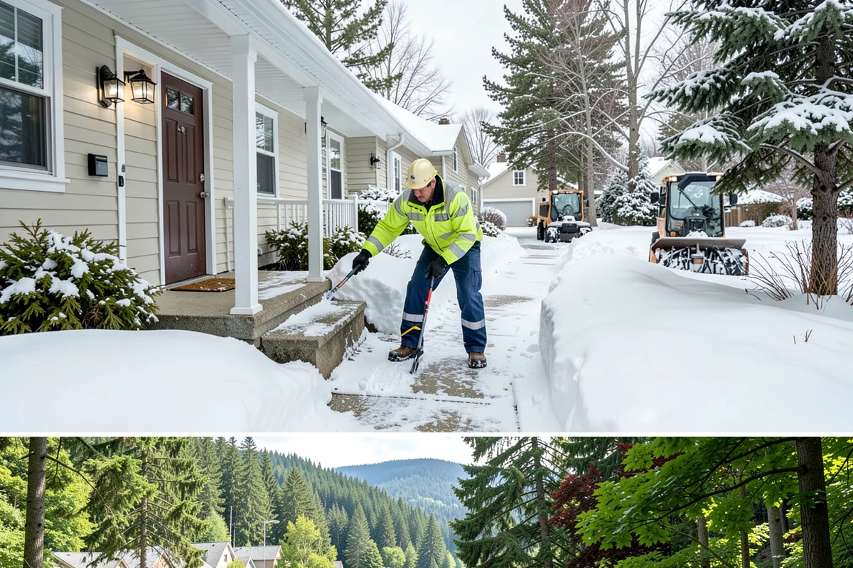 Seasonal Snow Removal in Lake Forest Park, King County, WA - Sign your seasonal agreement in early fall so coverage is active before the first flakes fly.