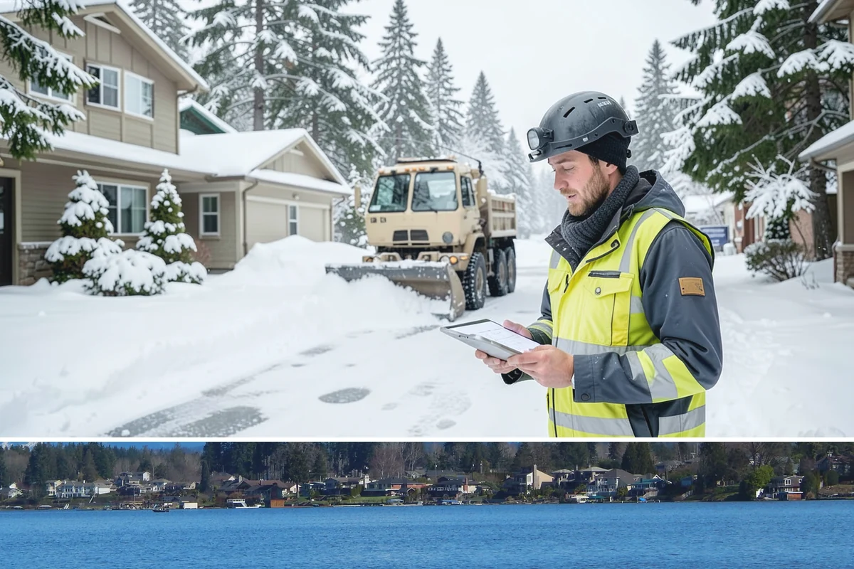 Seasonal Snow Removal in Lake Stevens, Snohomish County, WA - Sign your seasonal agreement in early fall so coverage is active before the first flakes fly.