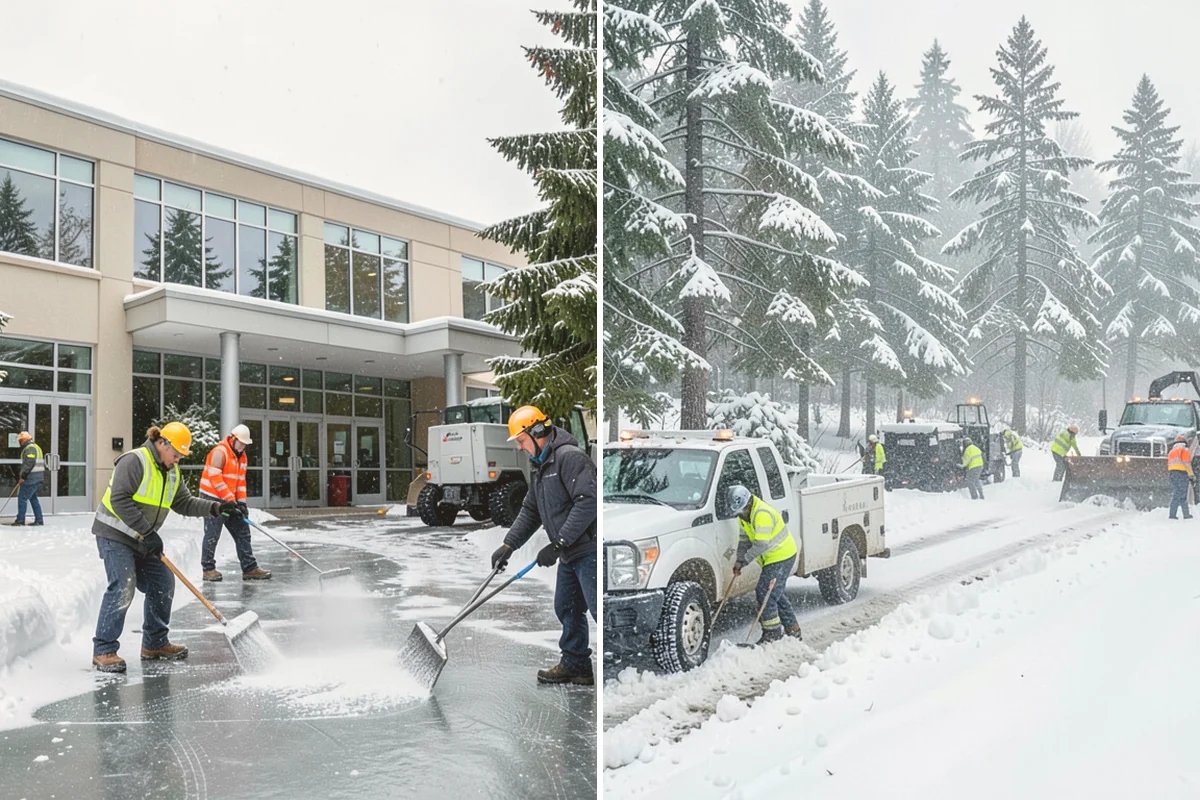 Seasonal Snow Removal in Langley, Island County, WA - We assess your property and set the seasonal scope
