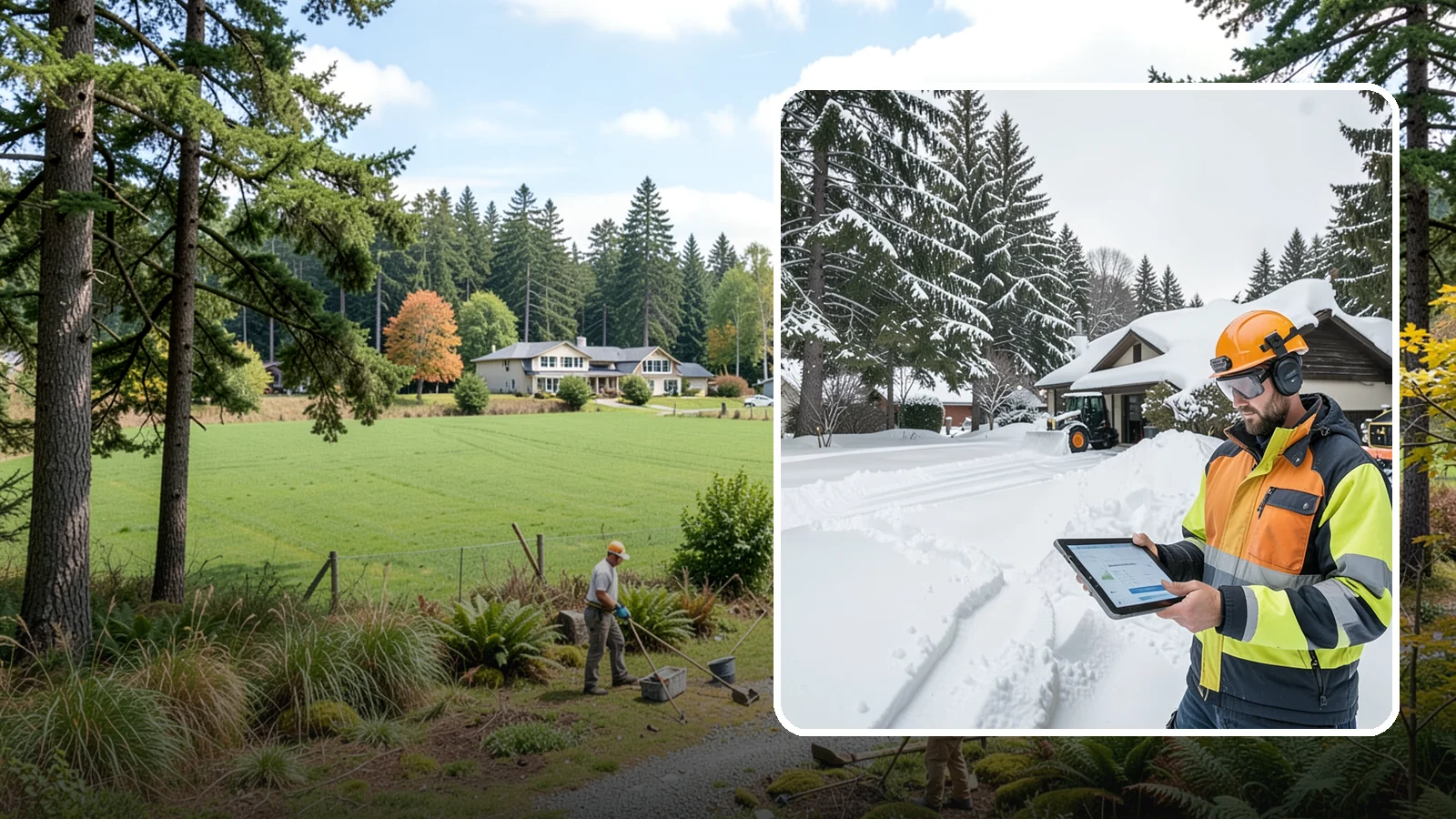 Seasonal Snow Removal in Lyman, Skagit County, WA - We cover your home for the entire winter under one seasonal agreement with unlimited storm response.