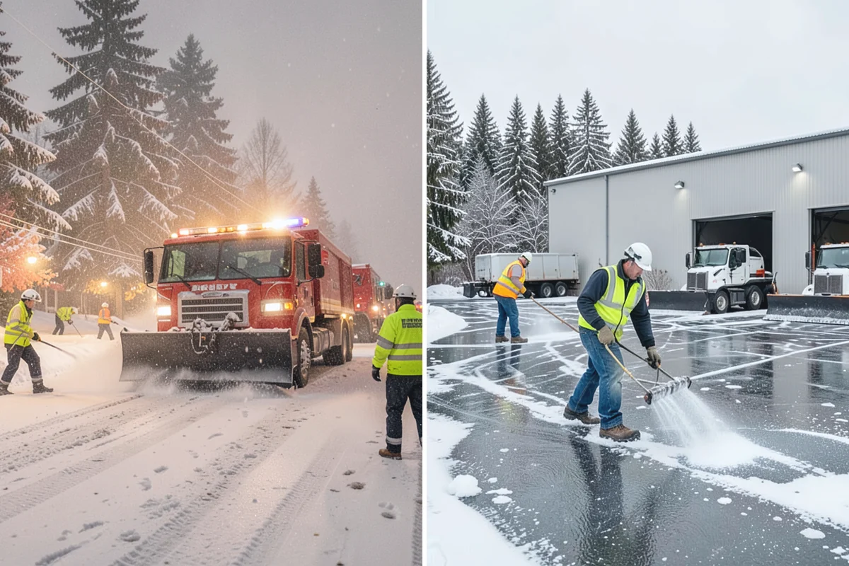 Seasonal Snow Removal in Medina, King County, WA - We assess your property and set the seasonal scope