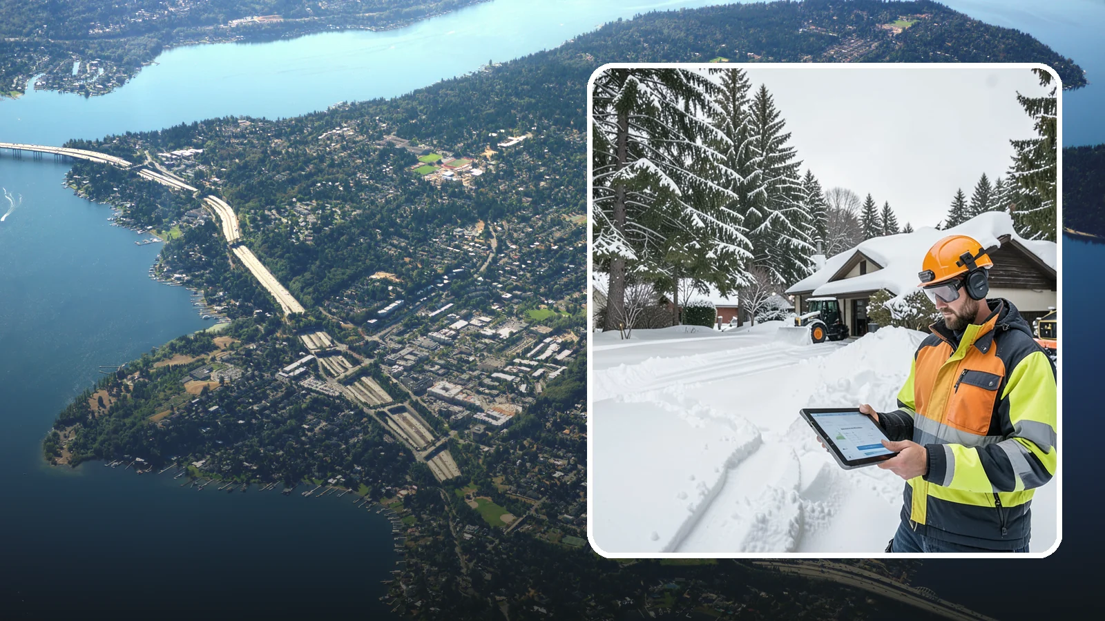 Seasonal Snow Removal in Mercer Island, King County, WA - We cover your home for the entire winter under one seasonal agreement with unlimited storm response.