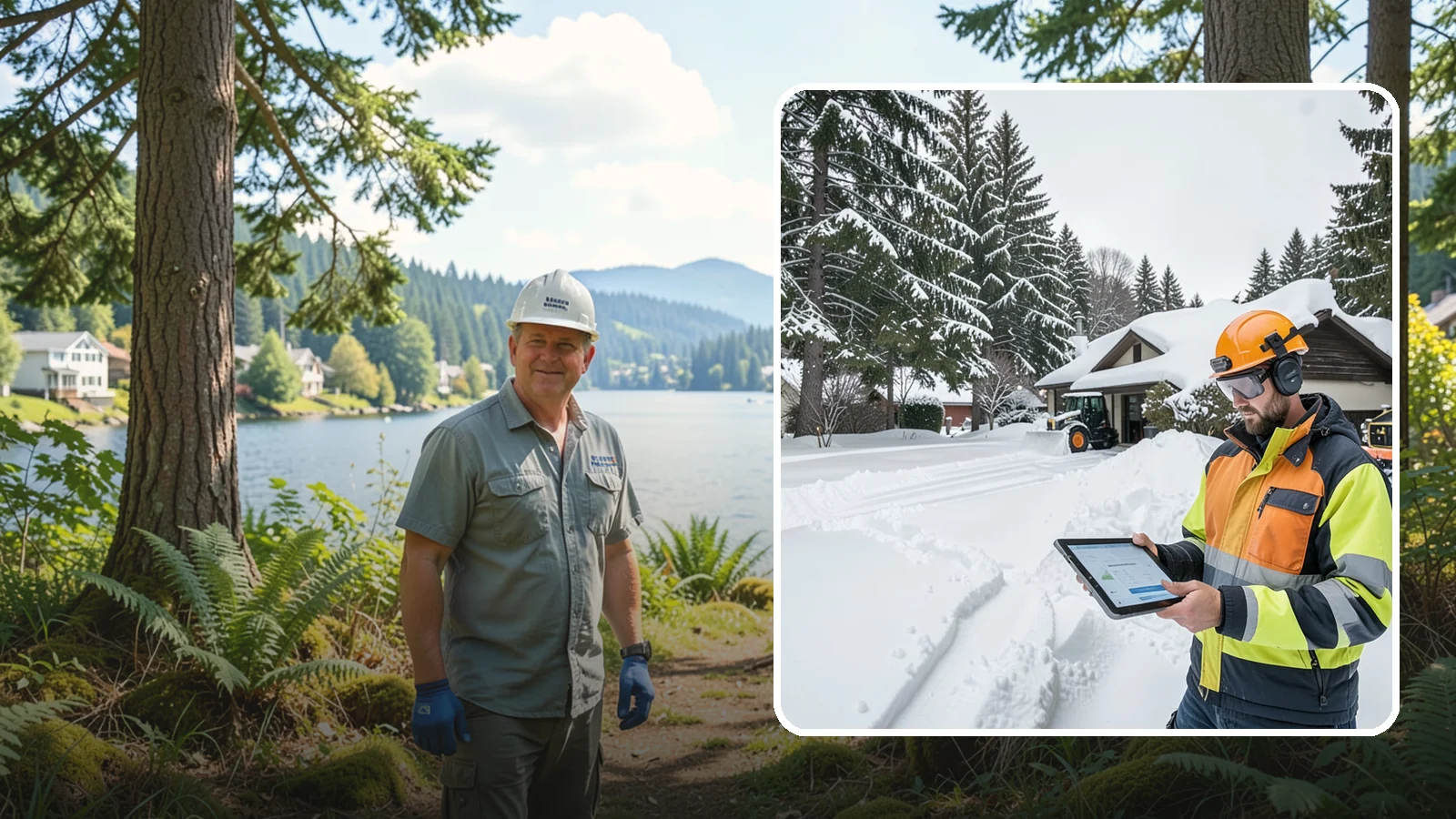 Seasonal Snow Removal in Milton, King County, WA - We cover your home for the entire winter under one seasonal agreement with unlimited storm response.