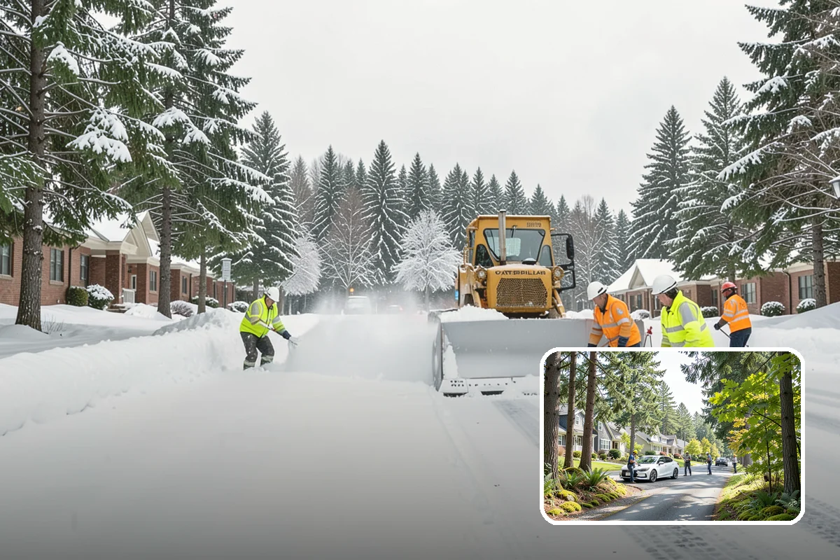 Seasonal Snow Removal in Normandy Park, King County, WA - Locks in one price for the entire winter