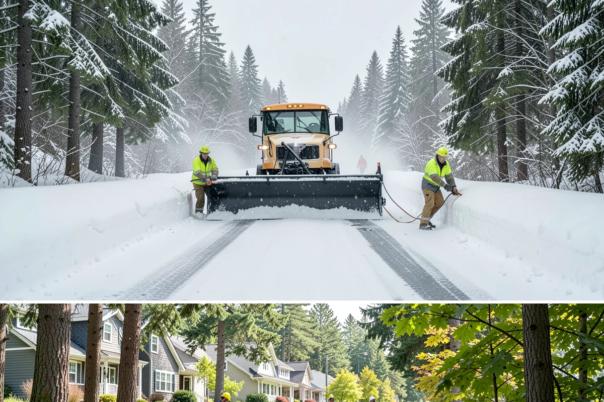 Seasonal Snow Removal in Normandy Park, King County, WA - Sign your seasonal agreement in early fall so coverage is active before the first flakes fly.
