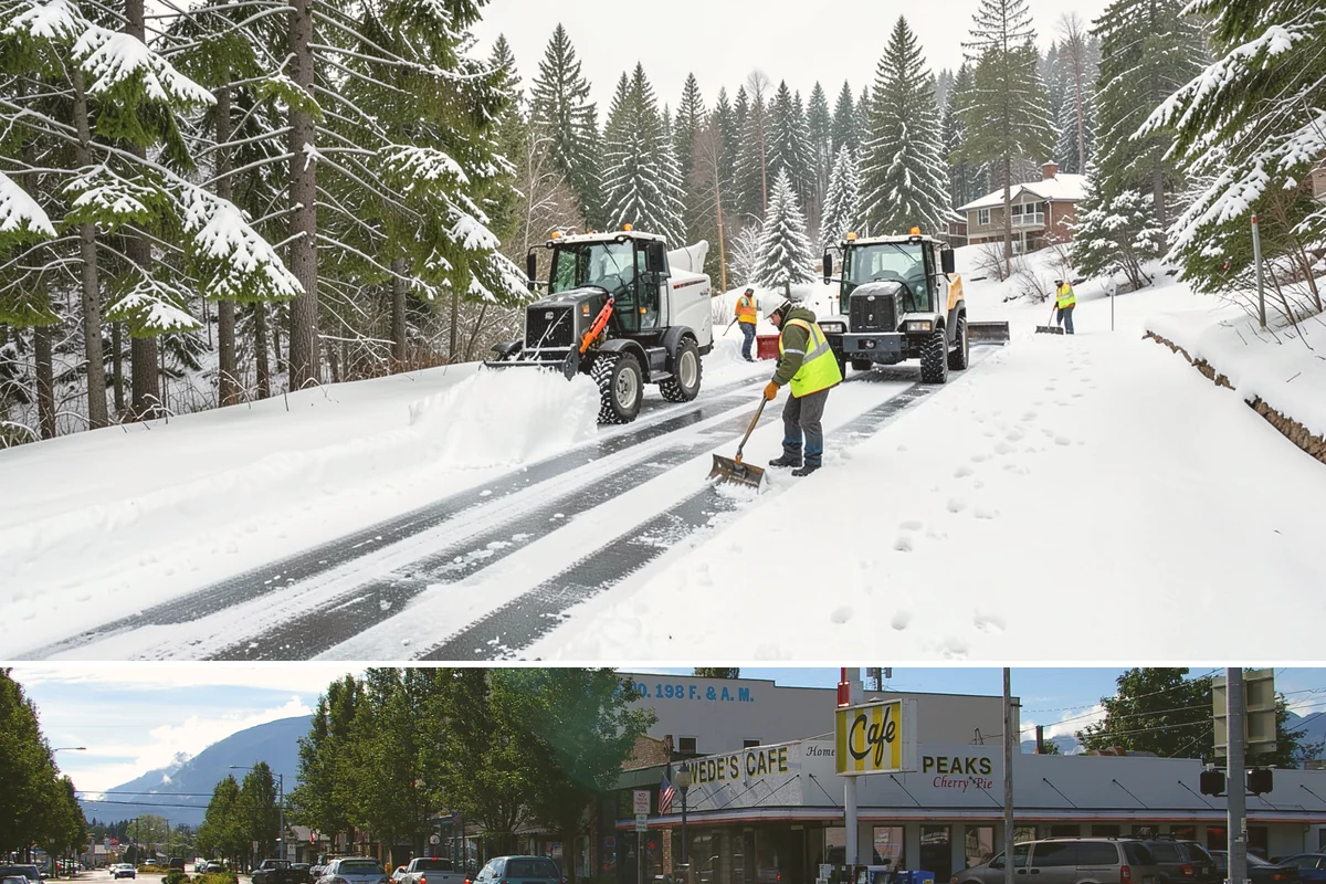 Seasonal Snow Removal in North Bend, King County, WA - Sign your seasonal agreement in early fall so coverage is active before the first flakes fly.