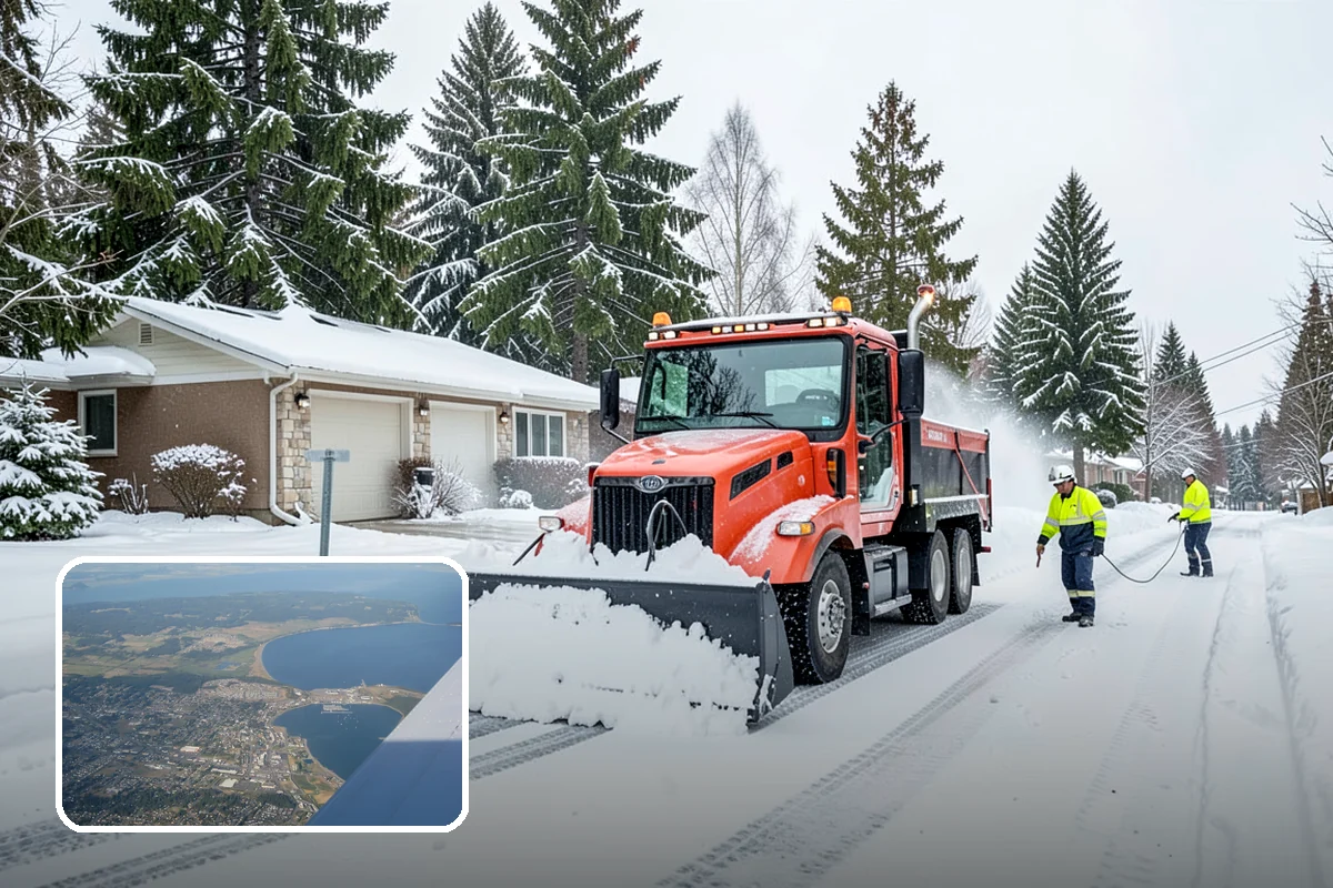 Seasonal Snow Removal in Oak Harbor, Island County, WA - Locks in one price for the entire winter