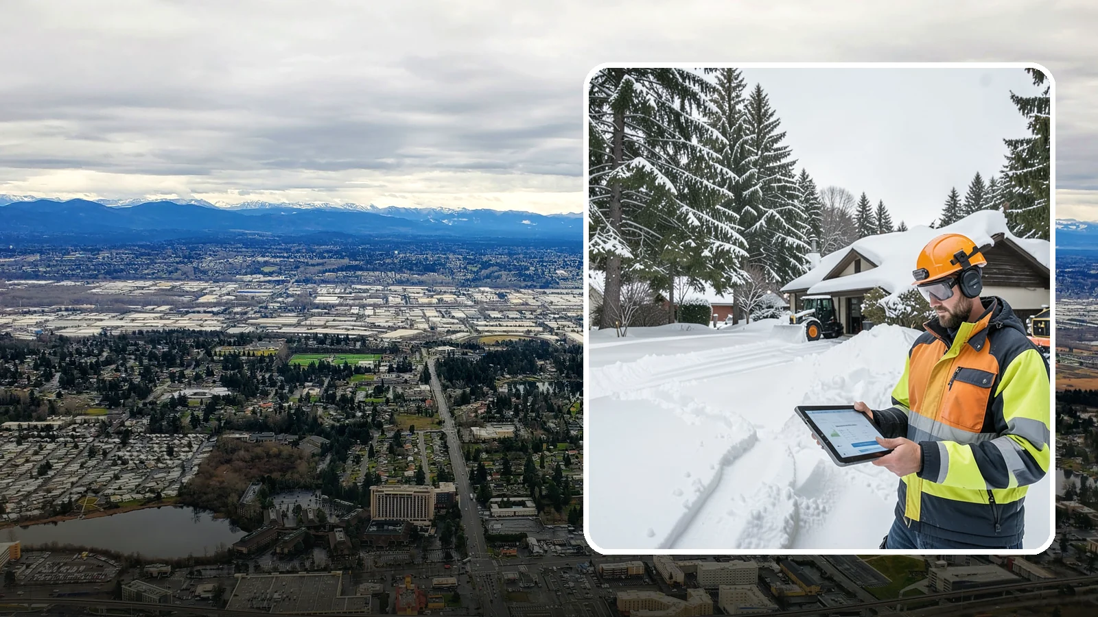 Seasonal Snow Removal in SeaTac, King County, WA - We cover your home for the entire winter under one seasonal agreement with unlimited storm response.