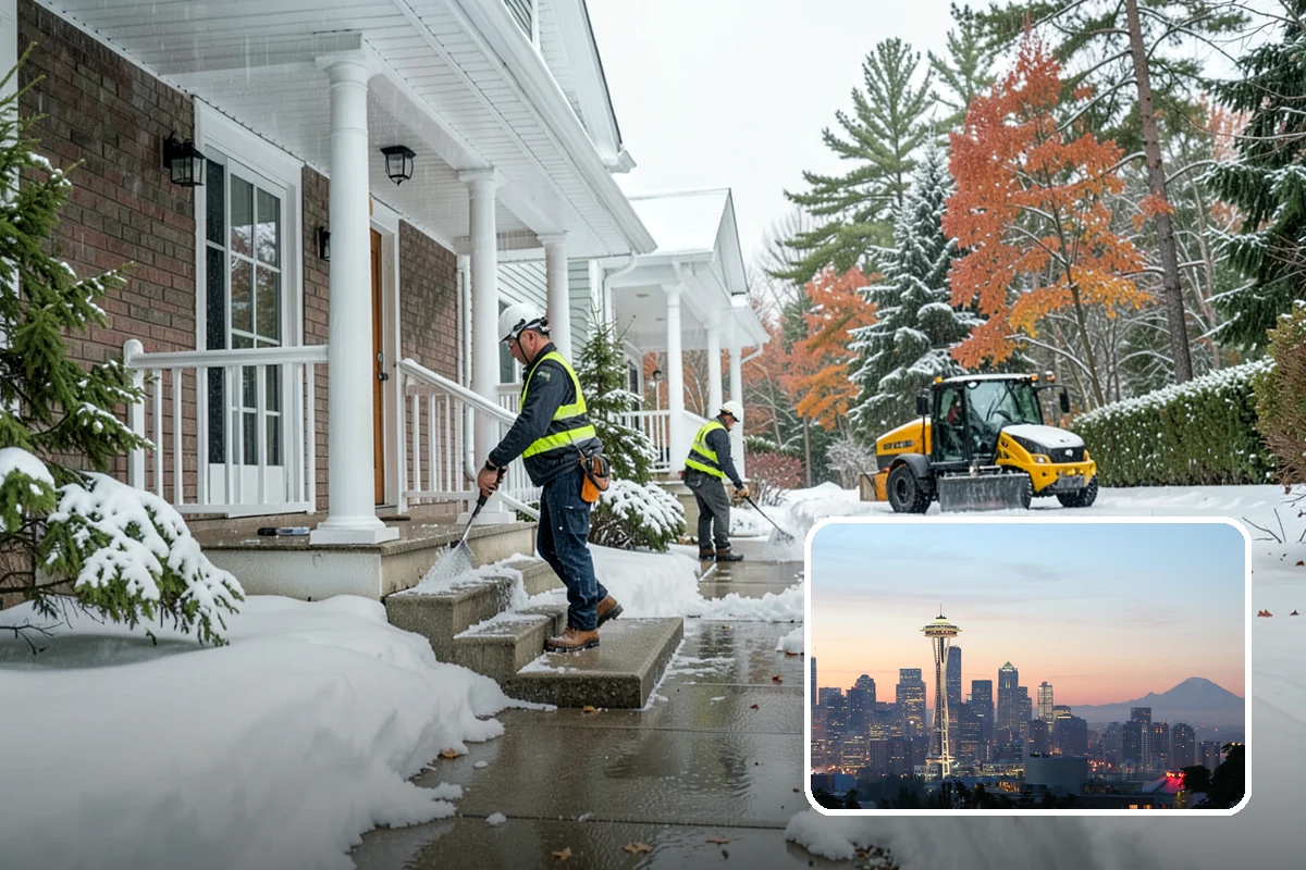 Seasonal Snow Removal in Seattle, King County, WA - Locks in one price for the entire winter