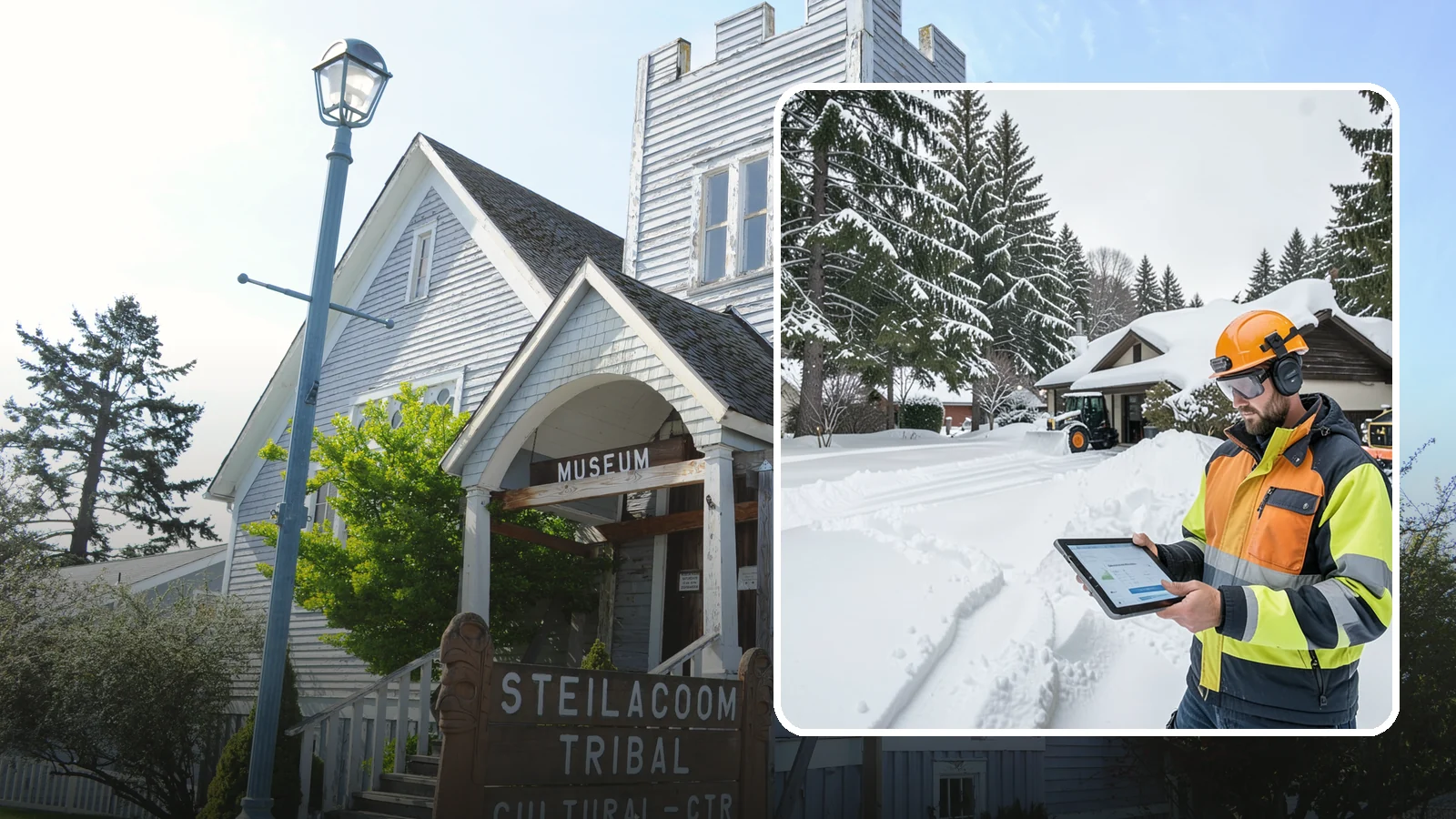 Seasonal Snow Removal in Steilacoom, Pierce County, WA - We cover your home for the entire winter under one seasonal agreement with unlimited storm response.