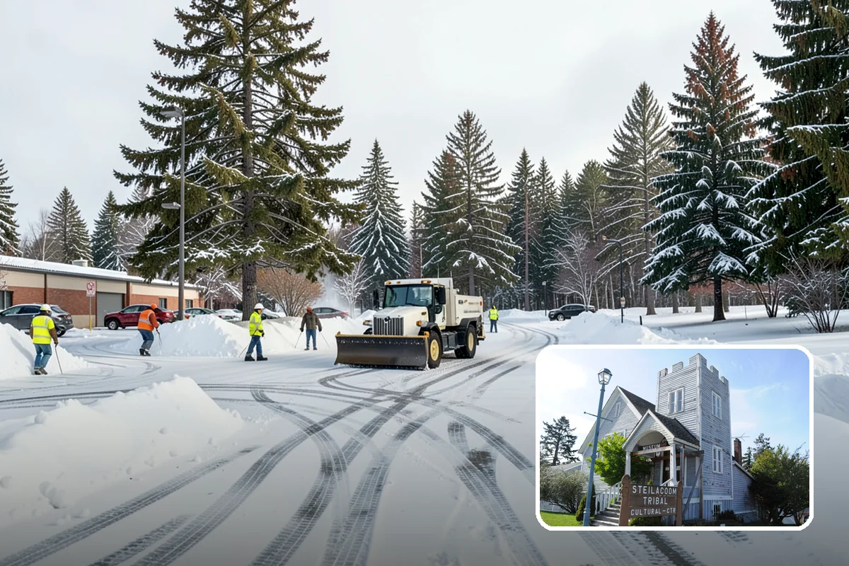 Seasonal Snow Removal in Steilacoom, Pierce County, WA - Locks in one price for the entire winter