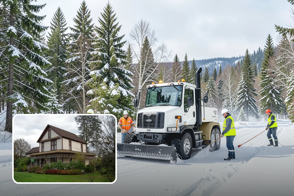 Seasonal Snow Removal in Sumner, Pierce County, WA - Locks in one price for the entire winter