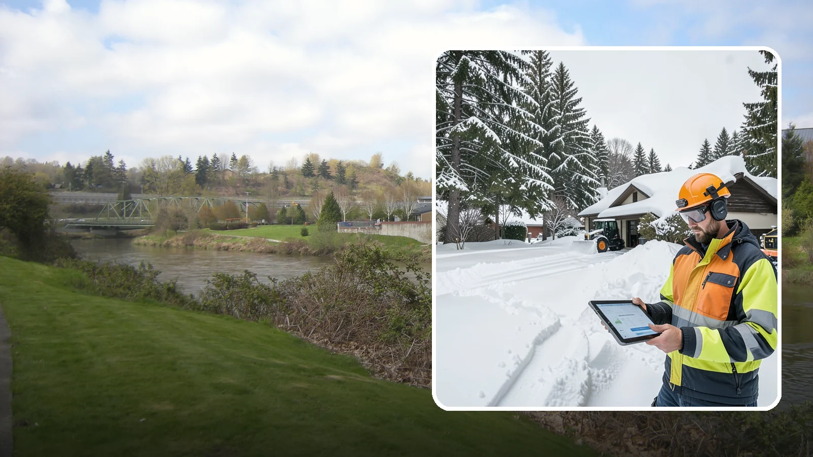 Seasonal Snow Removal in Tukwila, King County, WA - We cover your home for the entire winter under one seasonal agreement with unlimited storm response.