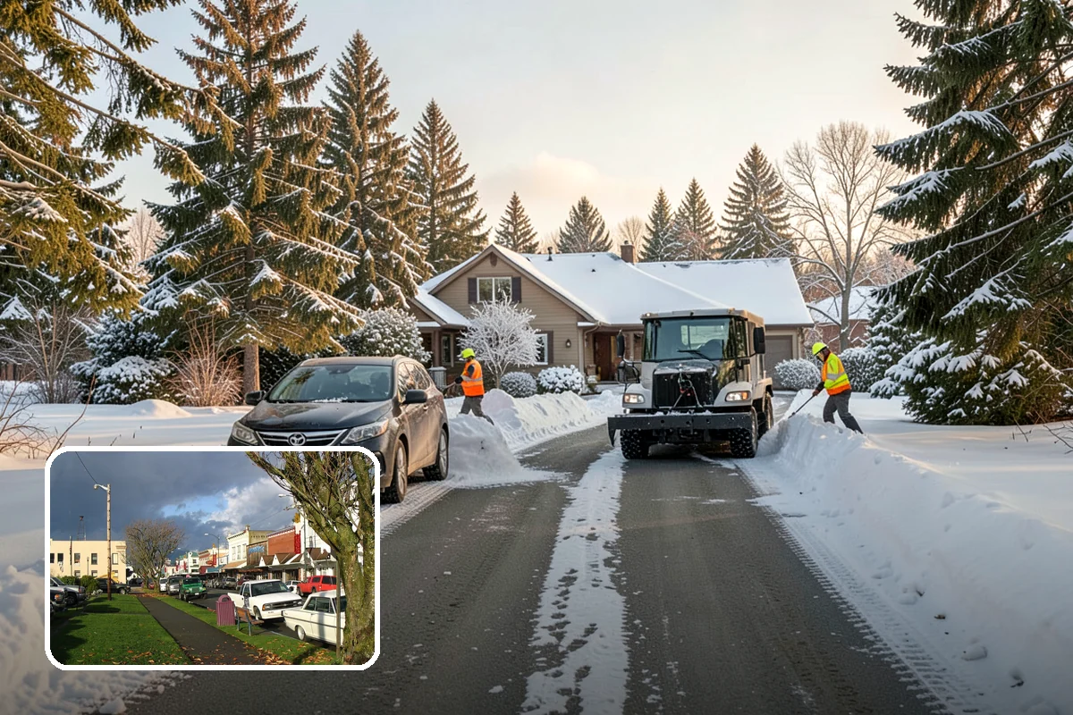 Self-Storage Facility Deicing in Arlington, Snohomish County, WA - Keeps customers safe hauling carts to storage units