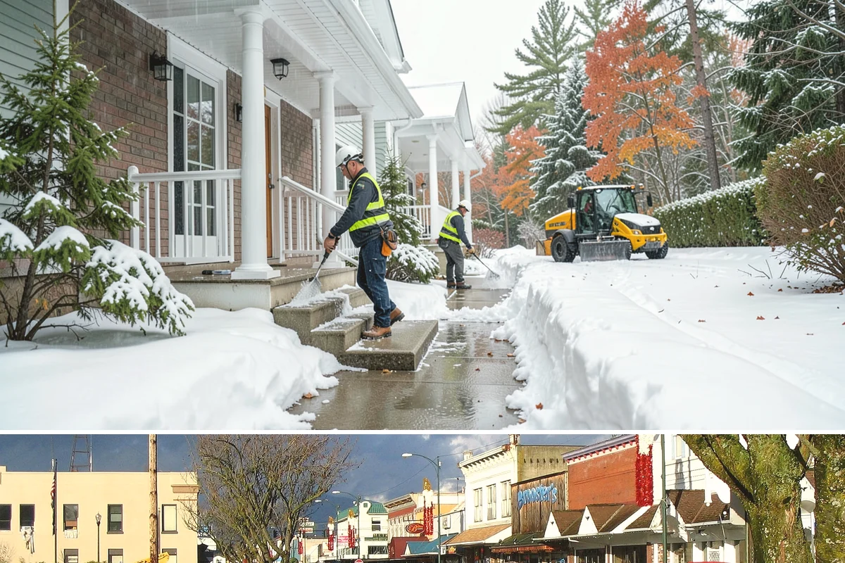 Self-Storage Facility Deicing in Arlington, Snohomish County, WA - Deicing runs through winter, with added attention during freezing-rain events that glaze the facility's exposed drive aisles...
