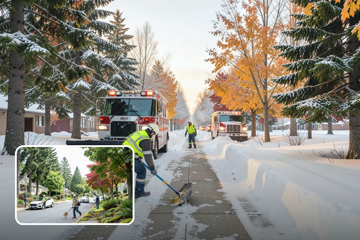Self-Storage Facility Deicing in Beaux Arts Village, King County, WA - Keeps customers safe hauling carts to storage units