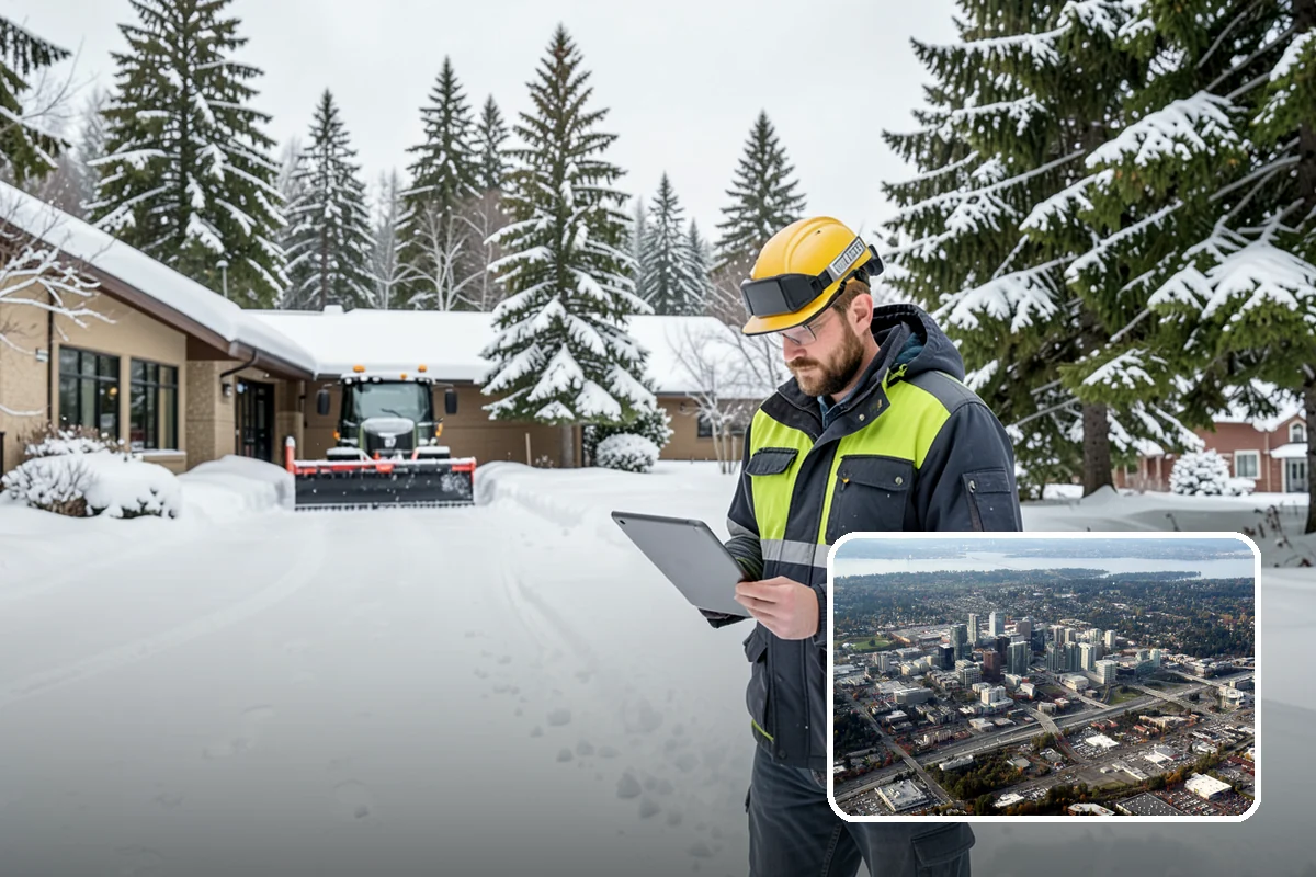 Self-Storage Facility Deicing in Bellevue, King County, WA - Keeps customers safe hauling carts to storage units