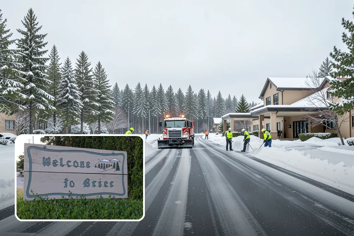 Self-Storage Facility Deicing in Brier, Snohomish County, WA - Keeps customers safe hauling carts to storage units