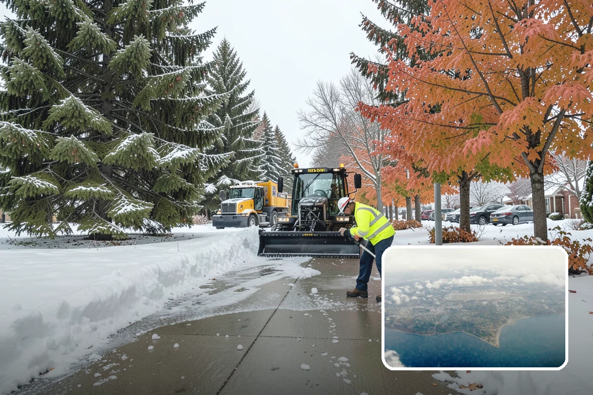 Self-Storage Facility Deicing in Burien, King County, WA - Keeps customers safe hauling carts to storage units