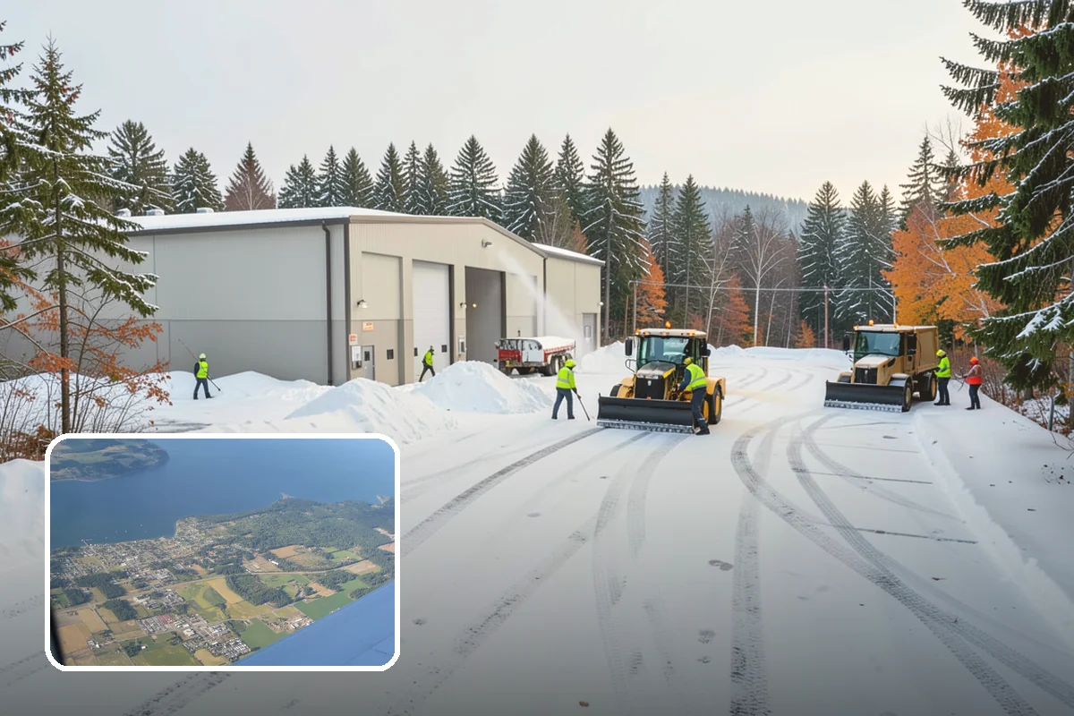 Self-Storage Facility Deicing in Coupeville, Island County, WA - Keeps customers safe hauling carts to storage units