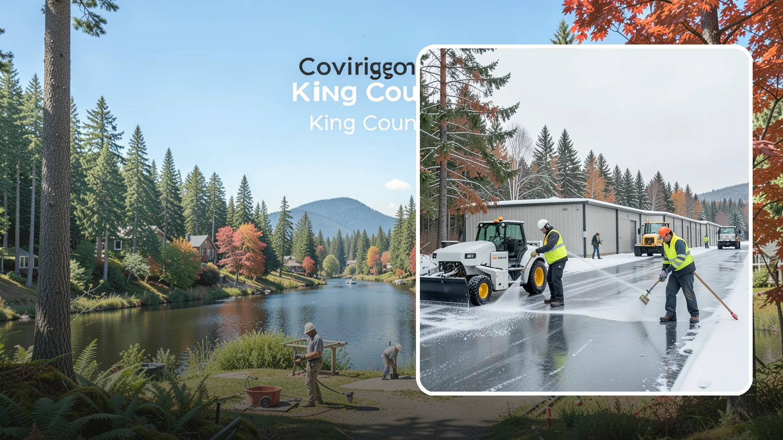 Self-Storage Facility Deicing in Covington, King County, WA - Deicing for self-storage facilities, keeping drive aisles, unit approaches, and office entrances safe for customers hauling...