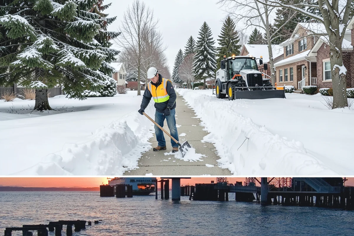 Self-Storage Facility Deicing in Edmonds, Snohomish County, WA - Deicing runs through winter, with added attention during freezing-rain events that glaze the facility's exposed drive aisles...